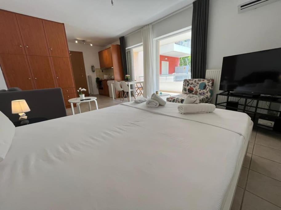 Modern Studio Large Veranda -Metro Station Suggrou Διαμέρισμα Αθήνα Εξωτερικό φωτογραφία